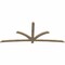 Ekena Millwork Davenport Rough Sawn Timber Gable Bracket, Douglas Fir, 108"W x 45"H x 2"D x 4"F, 10/12 Pitch GBW108X45X0204DAV00RDF - alternate 3
